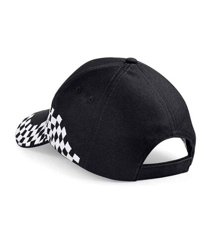 Casquette de baseball grand prix adulte noir Beechfield