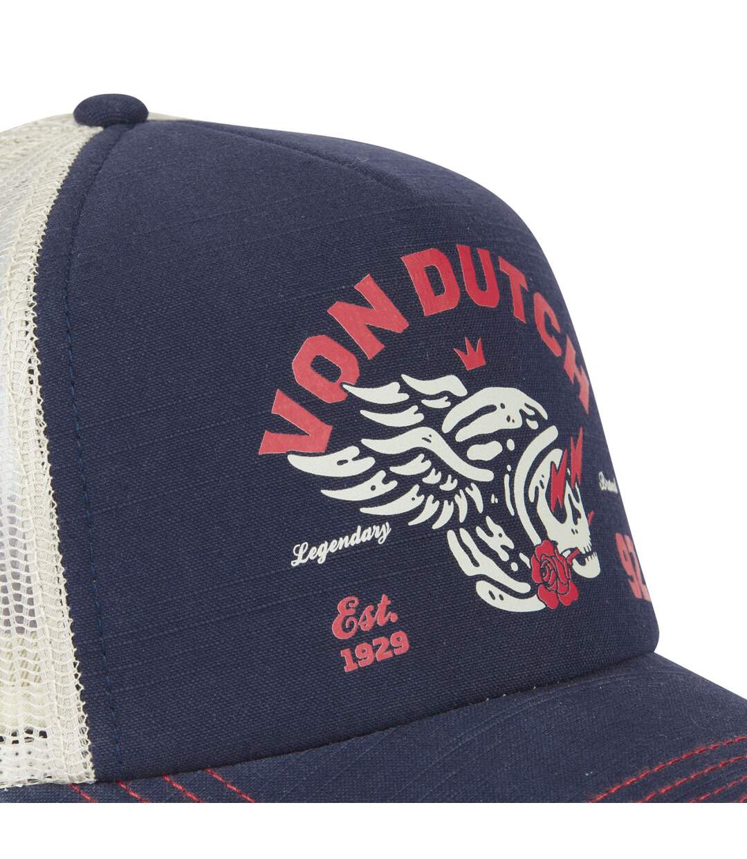 Casquettes homme trucker avec filet Von Dutch Crew Vondutch-3