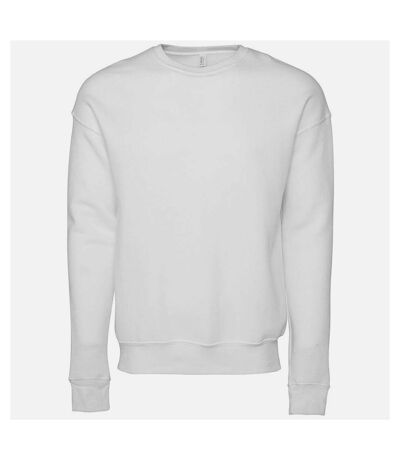 Bella + Canvas Adults Unisex Drop Shoulder Sweatshirt (DTG White)