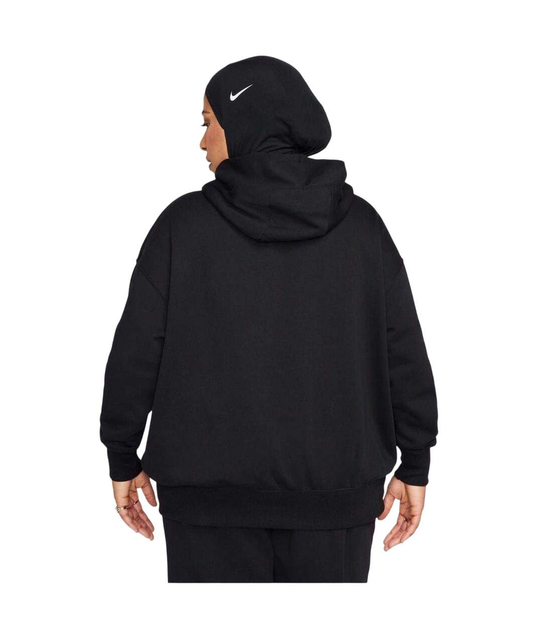 Sweat À Capuche Motif/style Phénix Femme Noir Blanc Nike-2