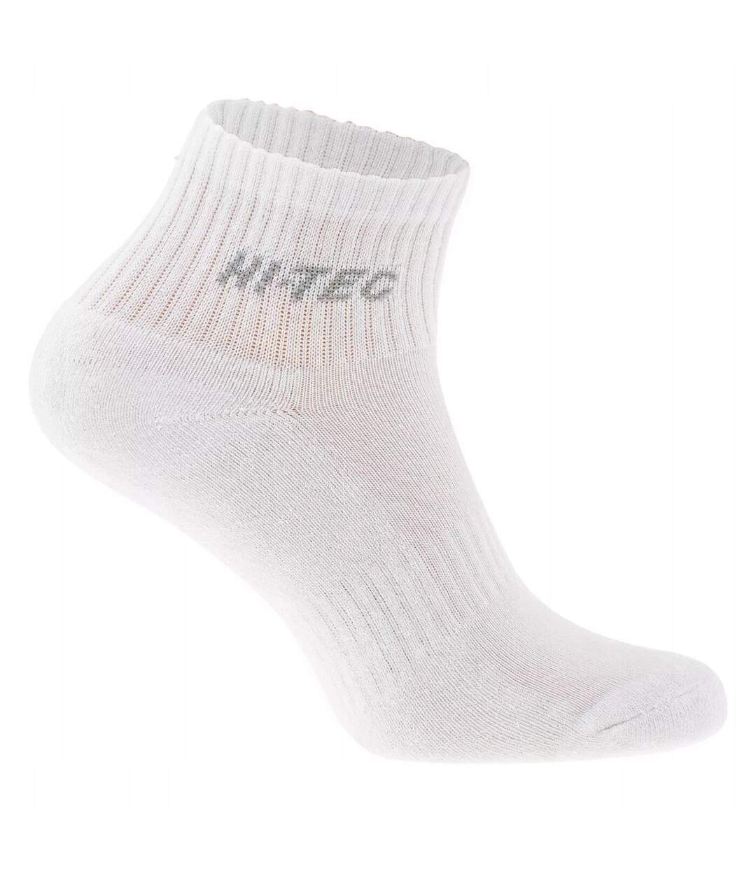 Socquettes Quarro Adulte Blanc Hi-Tec-3