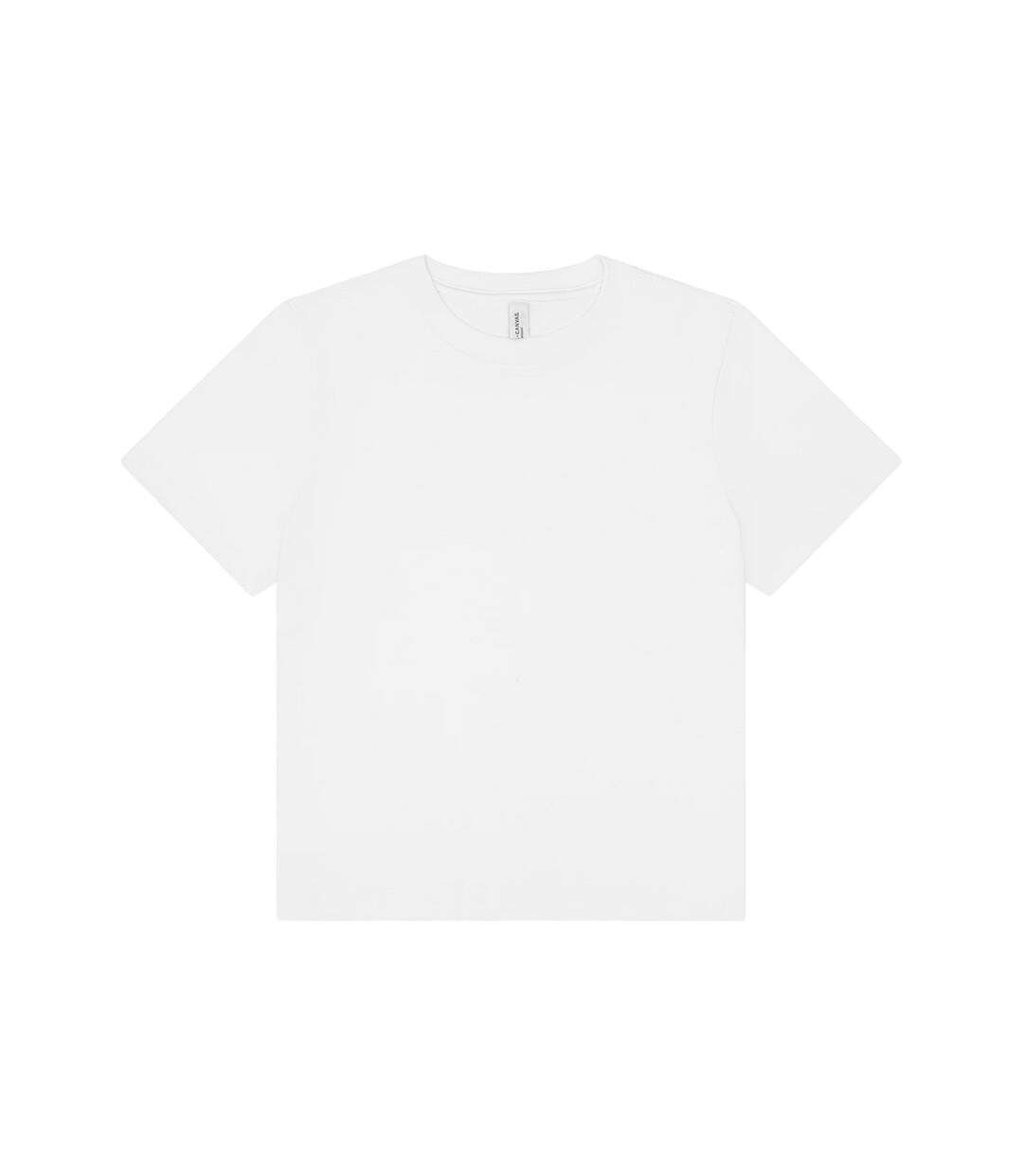 Womens/ladies Heavyweight Boxy T-shirt White Bella + Canvas-1
