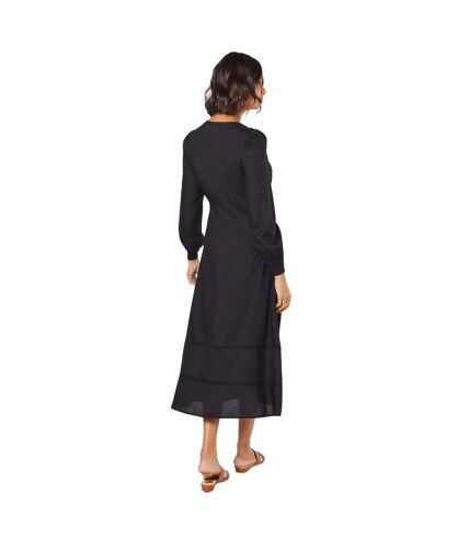 Robe mi-longue femme noir Dorothy Perkins