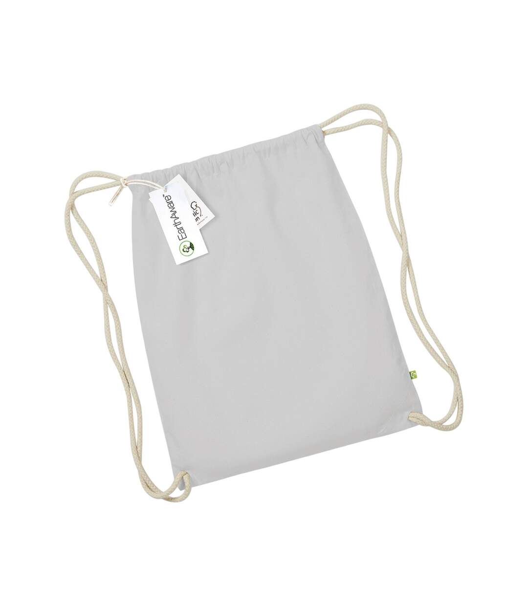 Earthaware Organic Gymsac One Size Light Grey Westford Mill-1