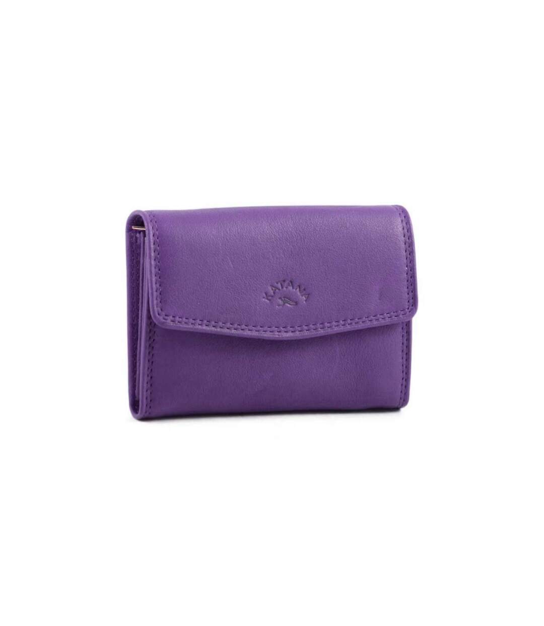 Katana - Porte-monnaie multifonctions en cuir - violet - 8951-1