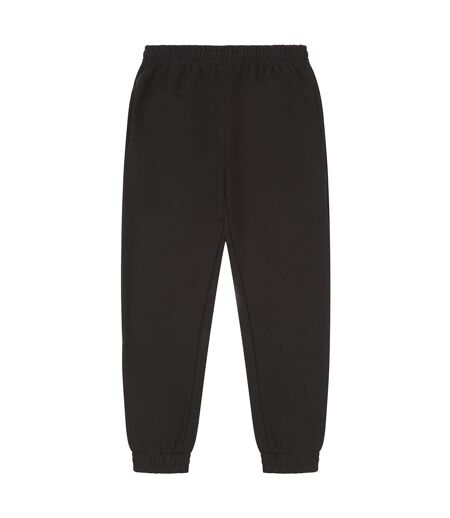 Unisex Adult Premium Combed Cotton Jogging Bottoms Black Casual Classics