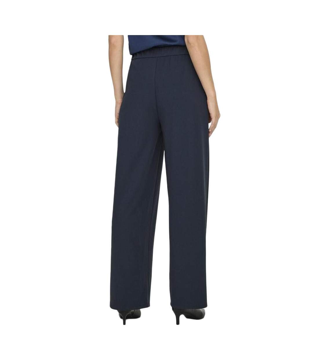 Pantalon fluide marine femme jdy geggo belt-2