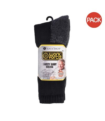 Chaussettes pour bottes safety homme noir Work Force