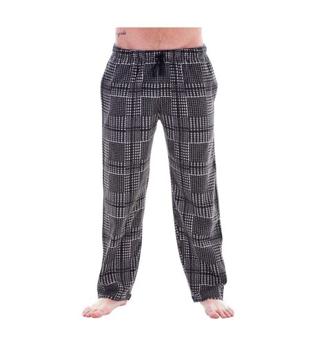 Pantalons De Détente Motif/style Pied-de-poule Homme Noir Gris Keanu