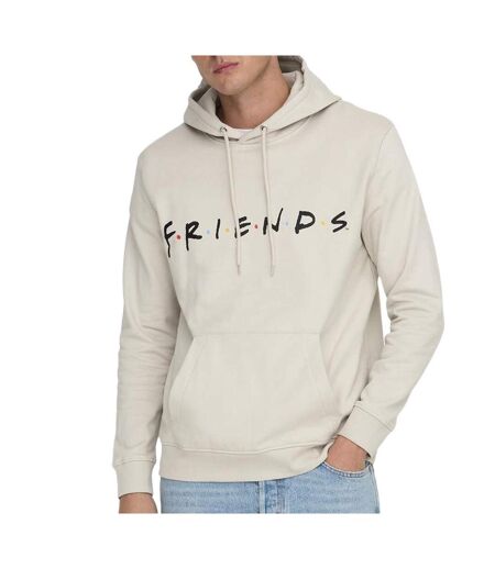 Sweat à capuche beige homme only & sons friends - l