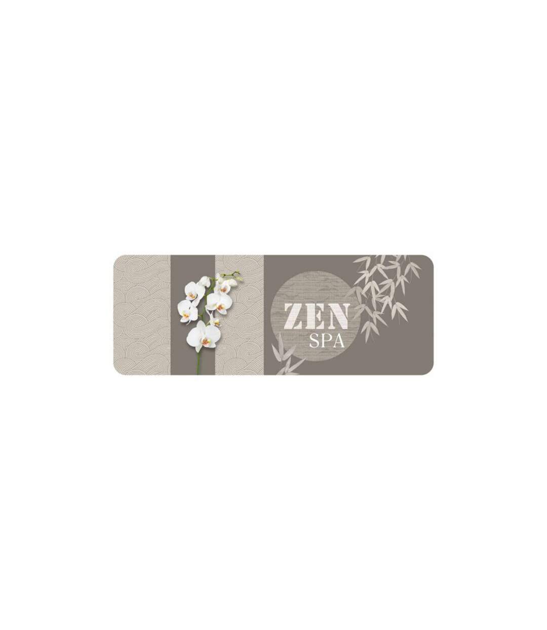 Tapis Déco Imprimé Spazen 45x120cm Taupe-1