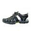 Sandales eritio homme noir / vert clair Hi-Tec