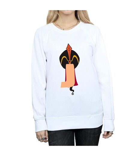Disney Sweat-shirt Womens/Ladies Alphabet J Is For Jafar (Blanc) - UTBI12435