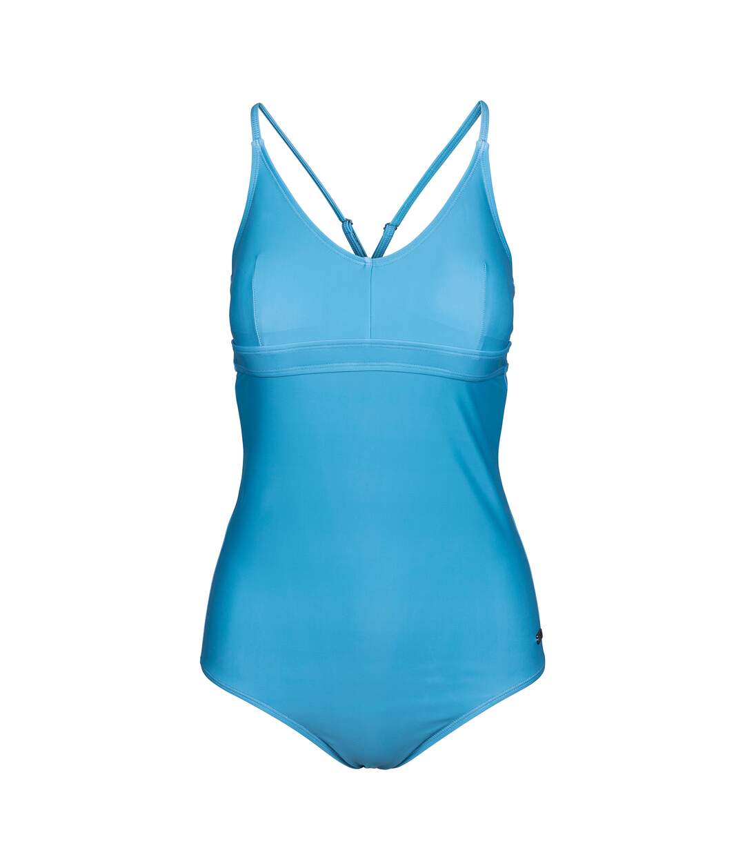 Womens/ladies mimi plain one piece swimsuit storm blue Trespass