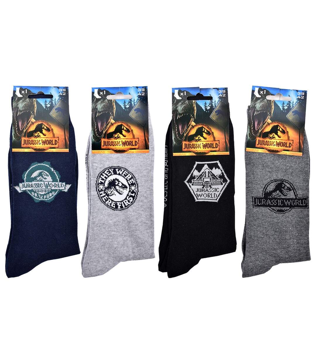 Chaussettes Pack HOMME JURASSIC Pack de 4 Paires 2187