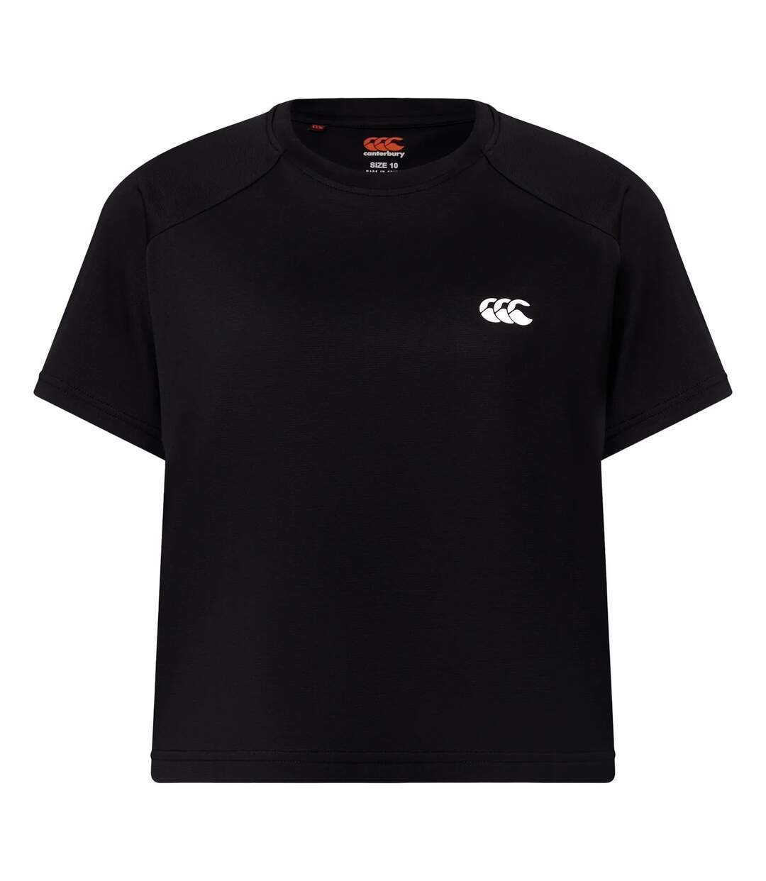 Womens/ladies Tempo+ T-shirt Black Canterbury-2