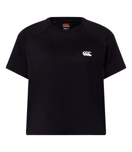 Womens/ladies Tempo+ T-shirt Black Canterbury