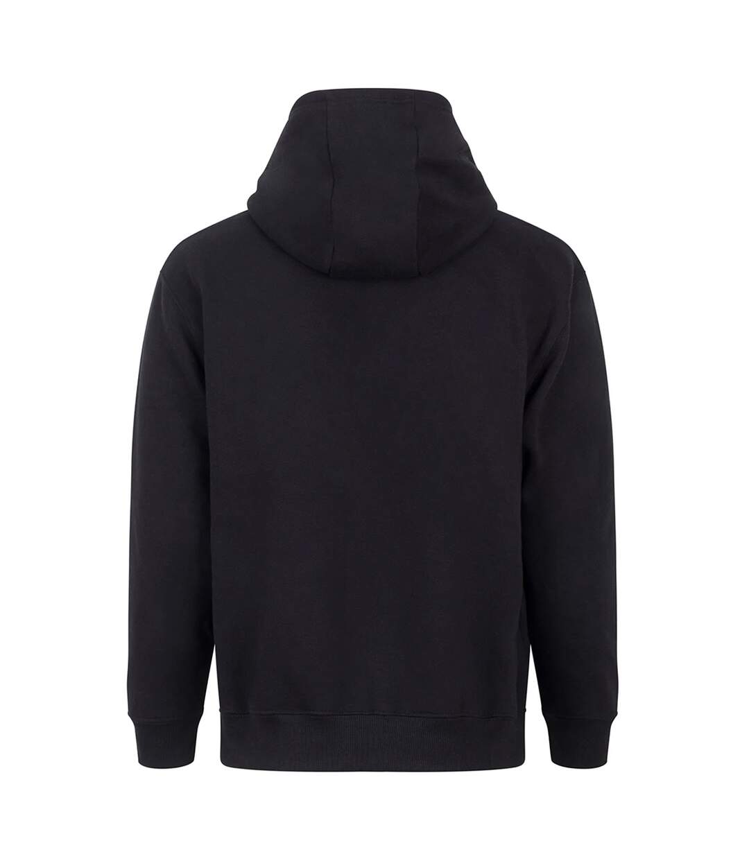 Mens Vision Heavyweight Full Zip Hoodie Deep Black Awdis-2