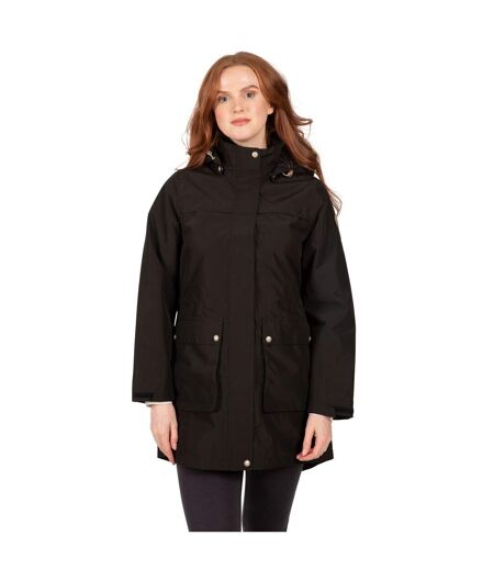 Womens/ladies modesty tp75 waterproof jacket black Trespass