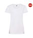 T-shirts Manches Courtes Femmes Blanc Fruit Of The Loom-1