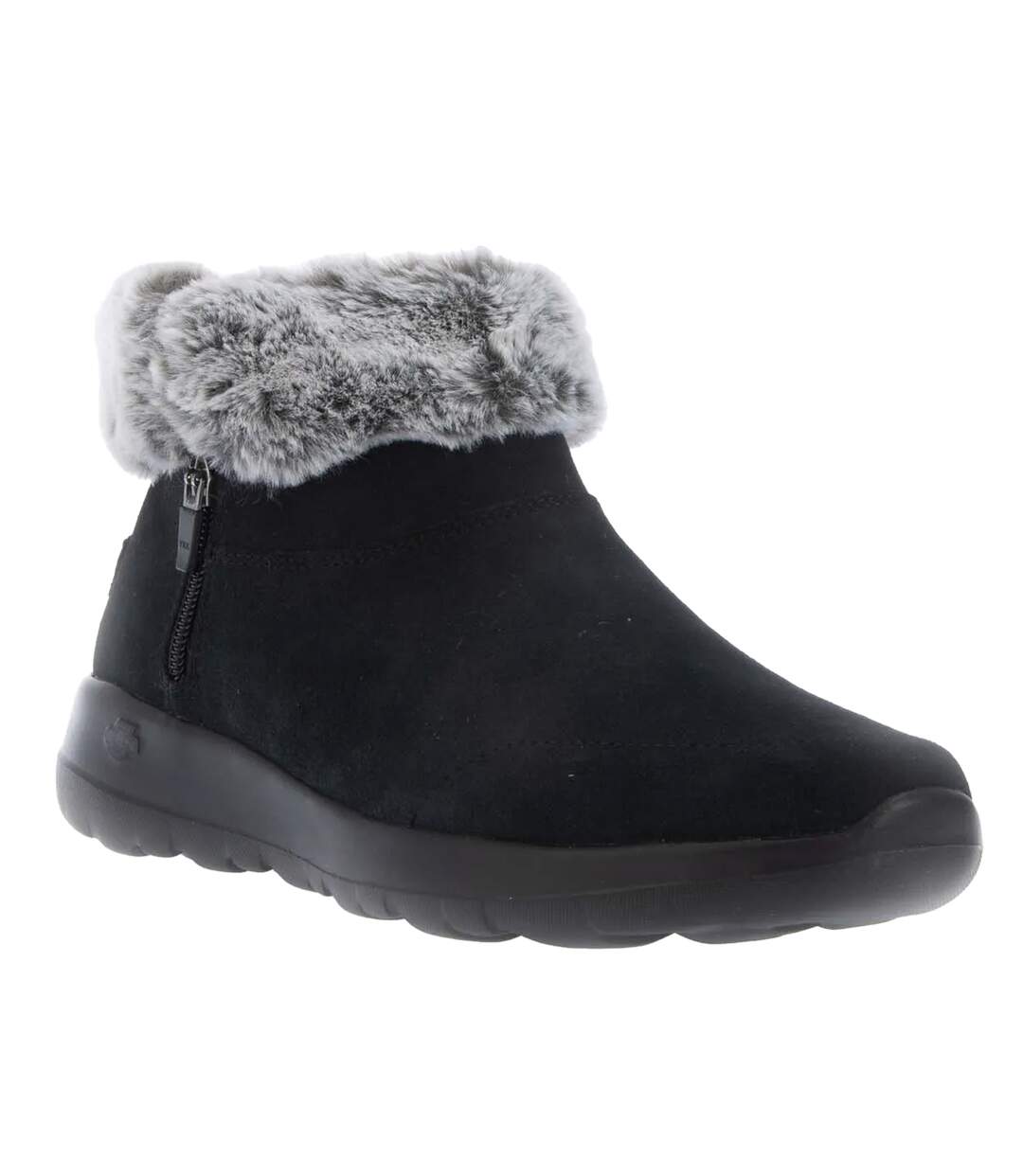 Womens/ladies on-the-go joy savvy boots black Skechers-1