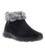 Womens/ladies on-the-go joy savvy boots black Skechers-1