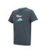 T-shirt Motif/style Graphique Breezed Homme Orage Foncé Regatta-4
