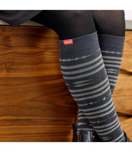 1 Pack Merino Wool Graduated Compression Socks | 15-20 mmHg