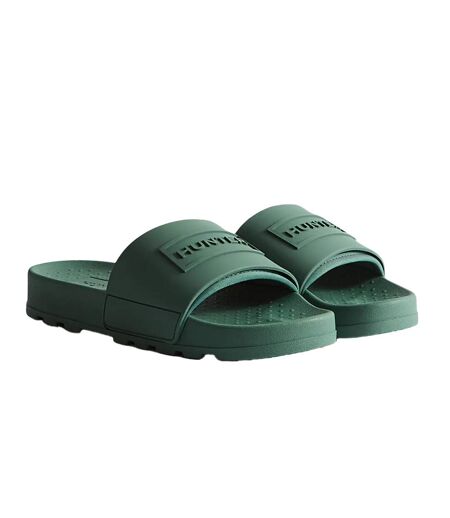 Claquettes core femme vert foncé Hunter