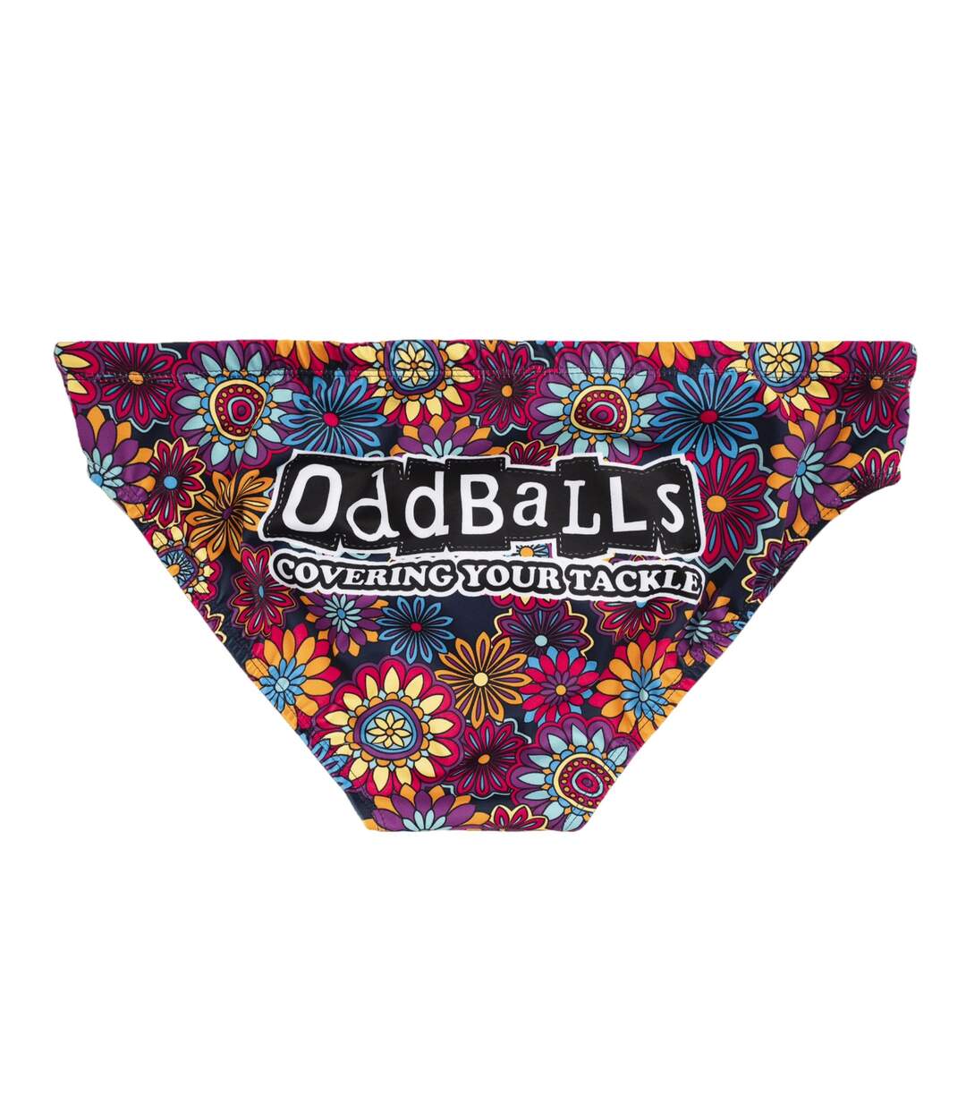 Mens bouquet swim briefs multicoloured OddBalls