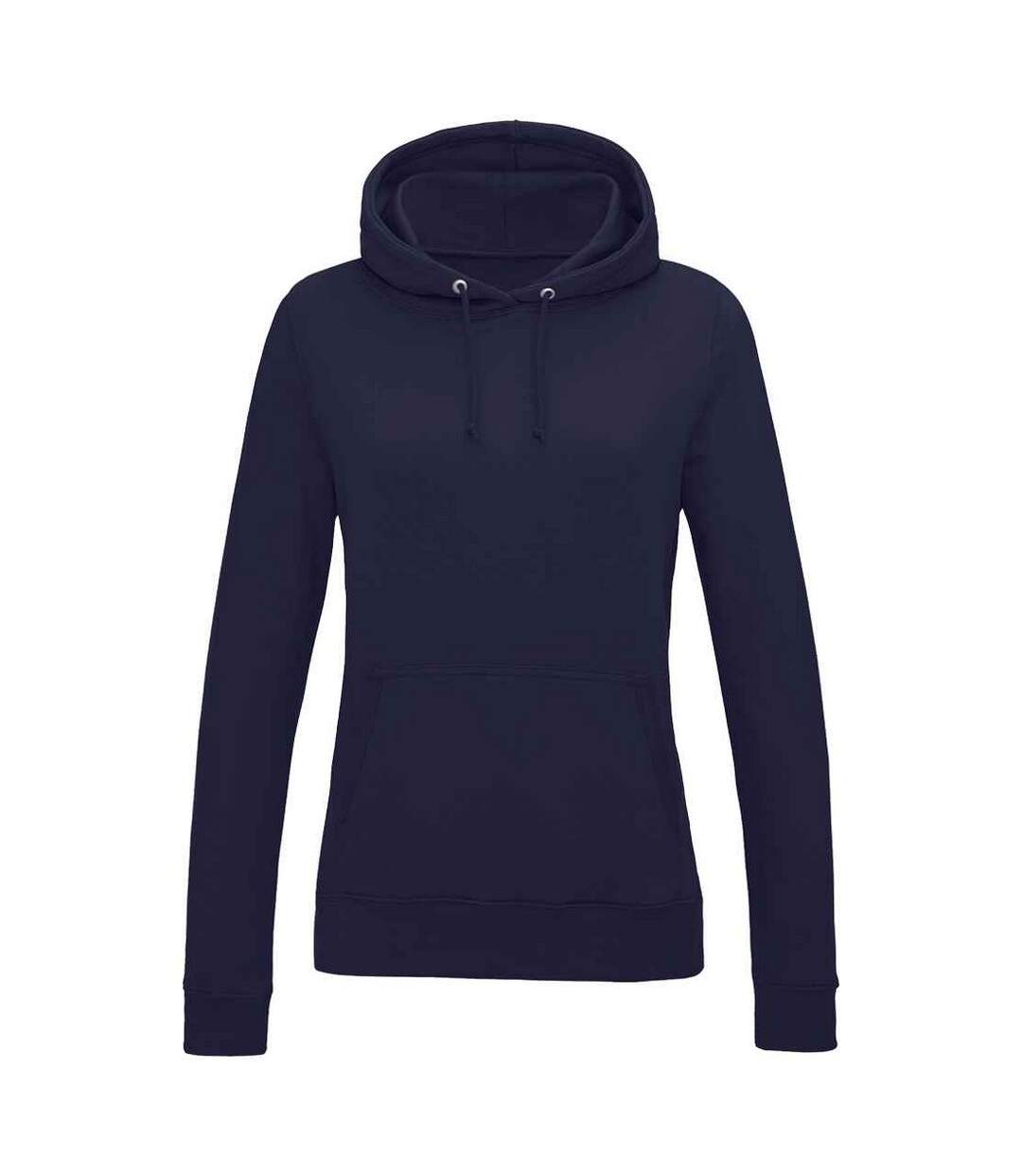 Sweat À Capuche College Femme Bleu Marine Oxford Awdis-1