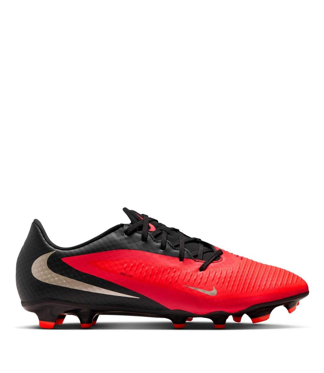 Mens Academy Firm Ground Football Boots Red Black Nike-1