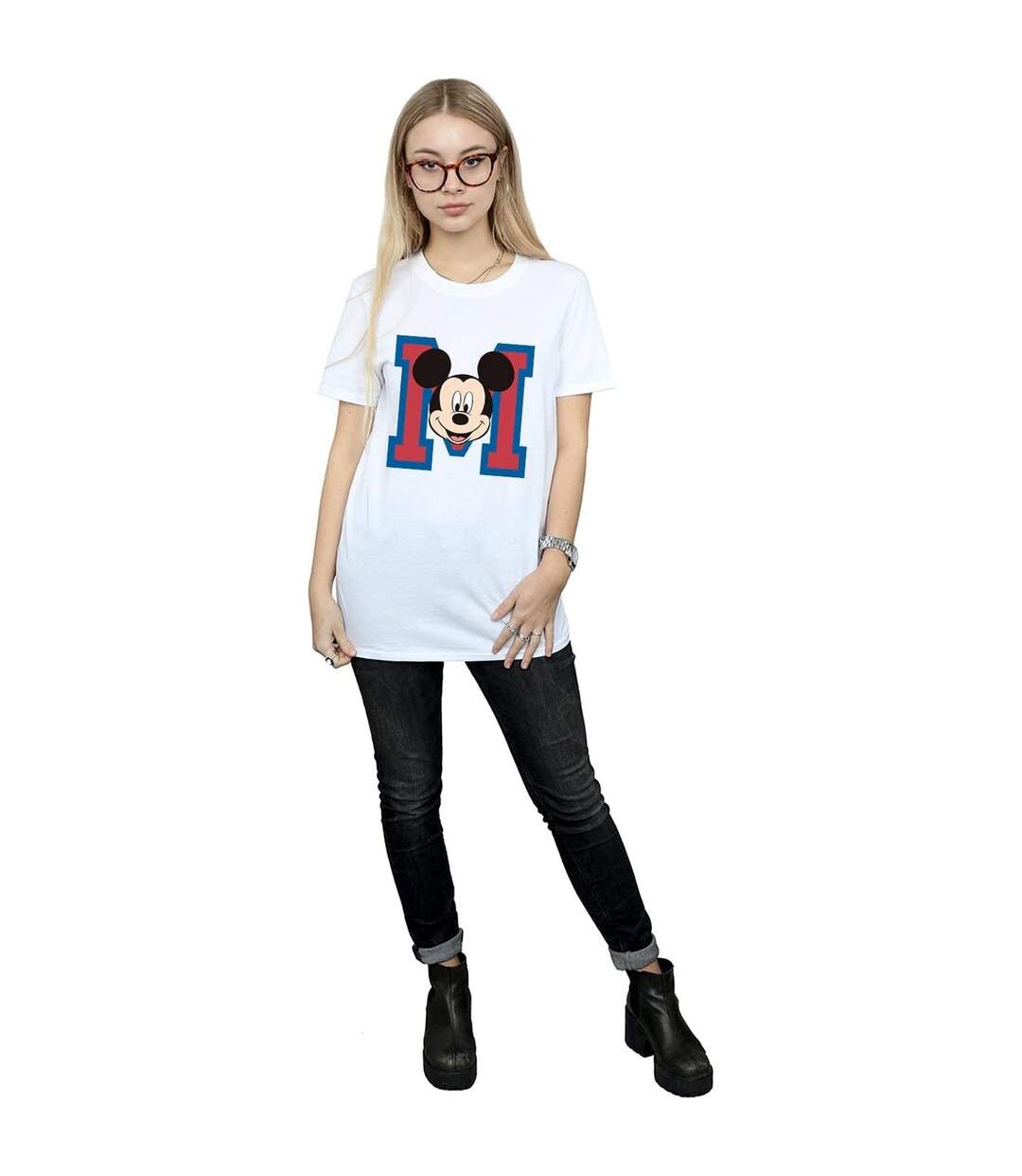 Disney - T-shirt M - Femme (Blanc) - UTBI1258-3