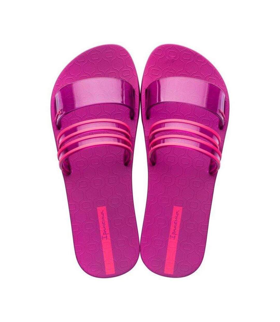 Tongs Motif/style Logo New Fem Femme Rose Ipanema-2