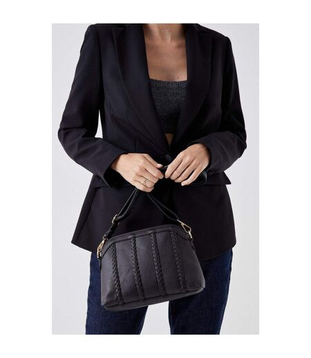 Dorothy Perkins Womens/Ladies Donna Plaited Crossbody Bag (Black) (One Size) - UTDP4422
