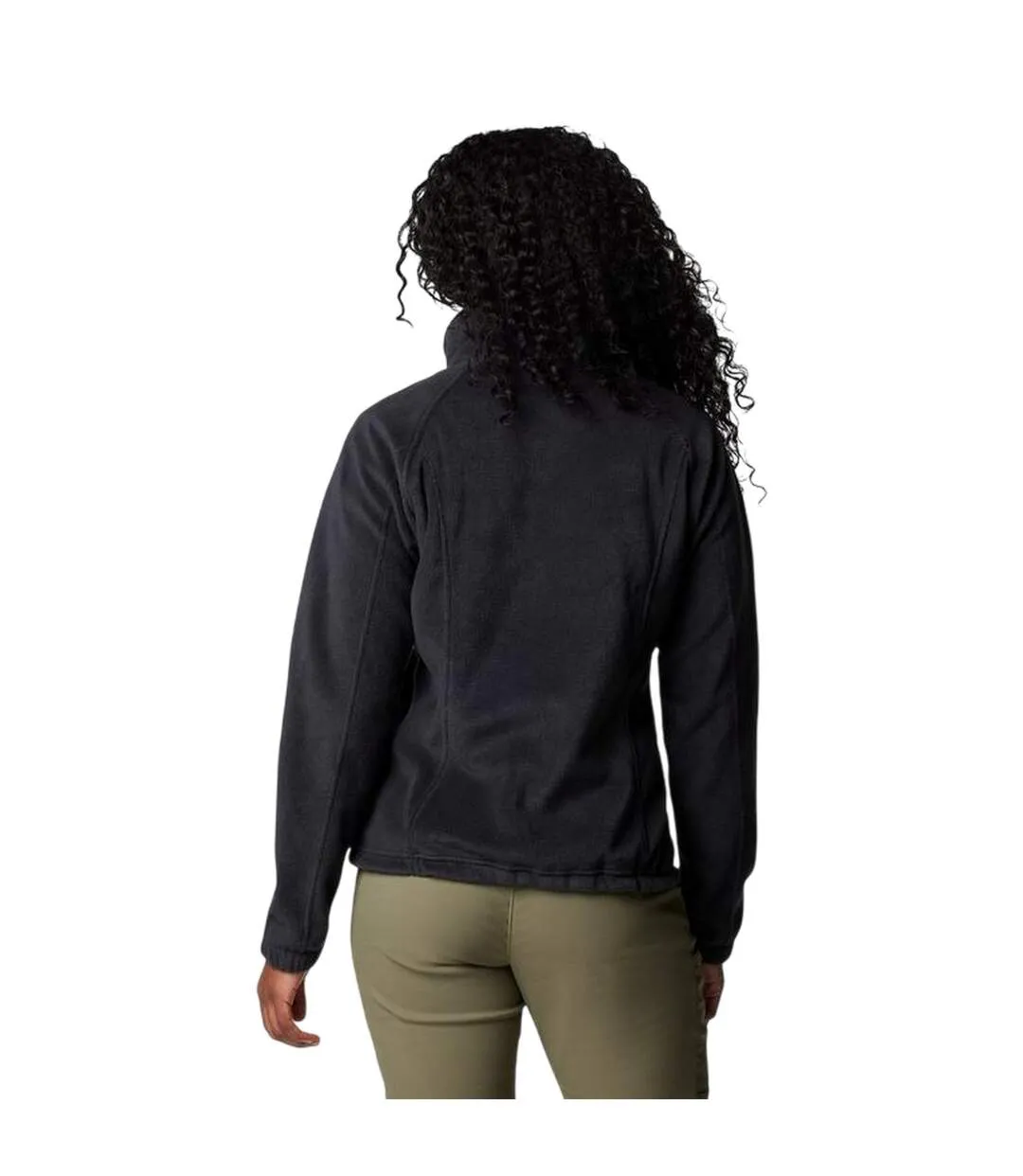 Womens/ladies Benton Full Zip Fleece Jacket Black Columbia-3