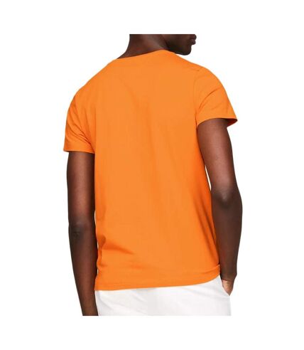 T-shirt Orange Homme Tommy Hilfiger Stretch Slim - M