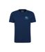 Mens Falmouth Printed Organic T-shirt Navy Mountain Warehouse-1