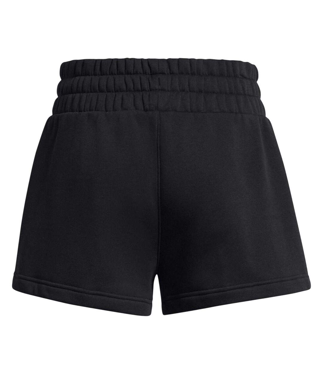 Womens/ladies Fleece Icon Boxer Shorts Black Under Armour-2