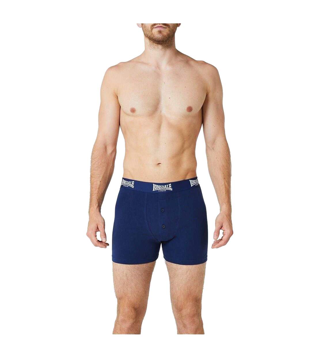 Boxers Homme Bleu Marine Lonsdale-1