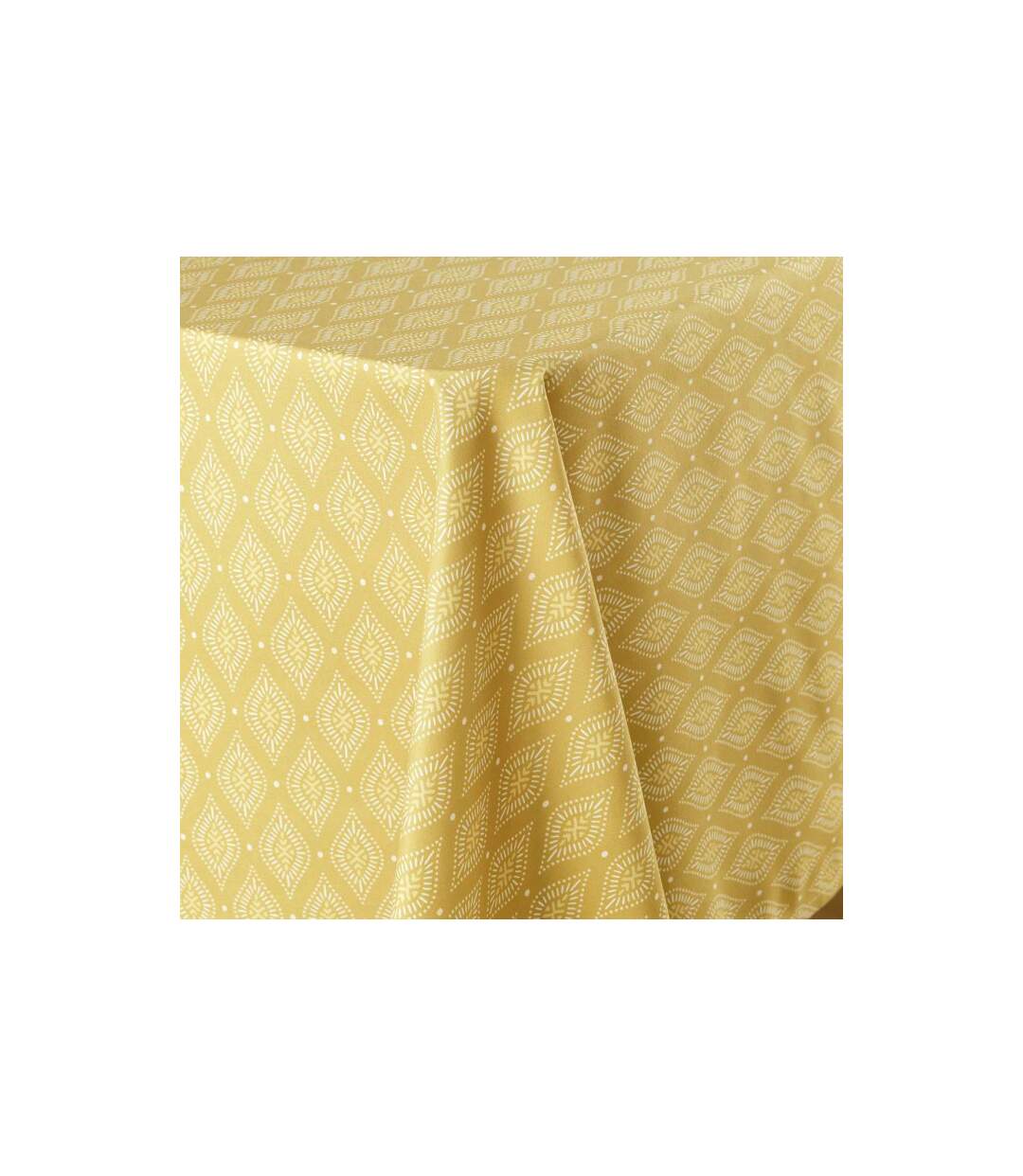 Nappe Microfibre Imprimé Geoline 140x240cm Jaune-2