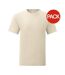 T-shirt iconic hommes beige Fruit of the Loom-1