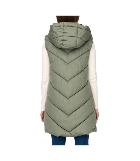 Doudoune sans manche Verte Femme JDY Padded Waistcoat - M