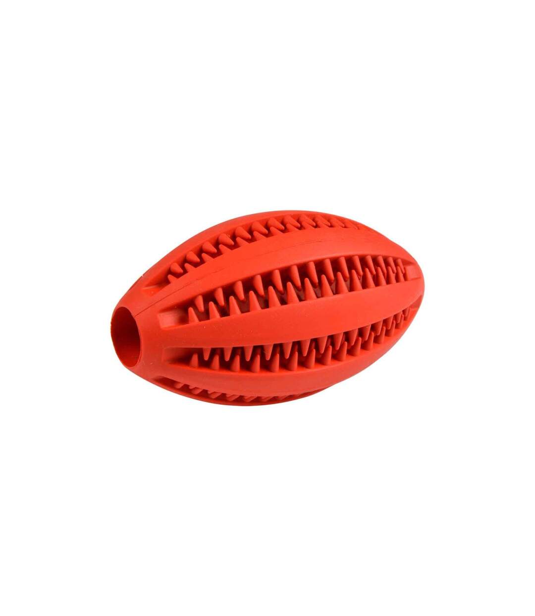 Jouet pour Chien Distributeur Ovale 11cm Rouge-1