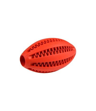 Jouet pour Chien Distributeur Ovale 11cm Rouge