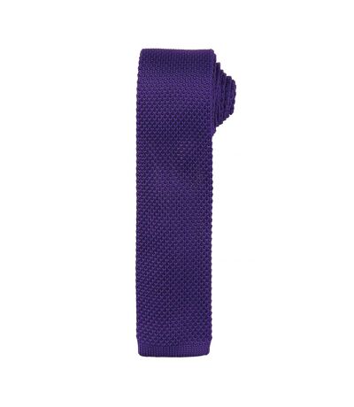 Premier - Cravate effet tricot - Homme (Lot de 2) (Pourpre) (Taille unique) - UTRW6946