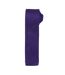 Premier Mens Slim Textured Knit Effect Tie (Purple) (One Size)