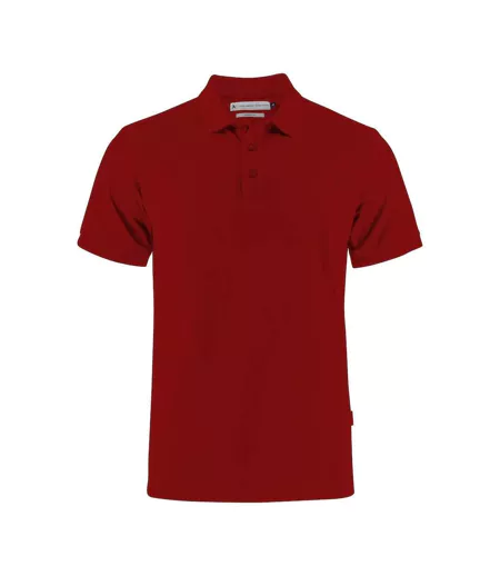 Polo Neptune Homme Rouge Foncé Harvest