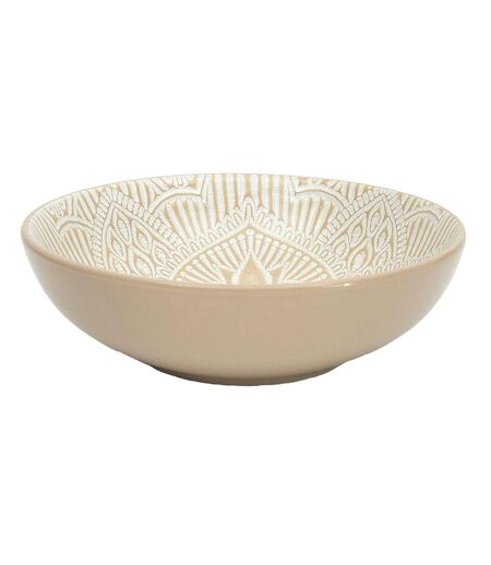 Lot de 6 Assiettes Creuses Sahara 18cm Beige