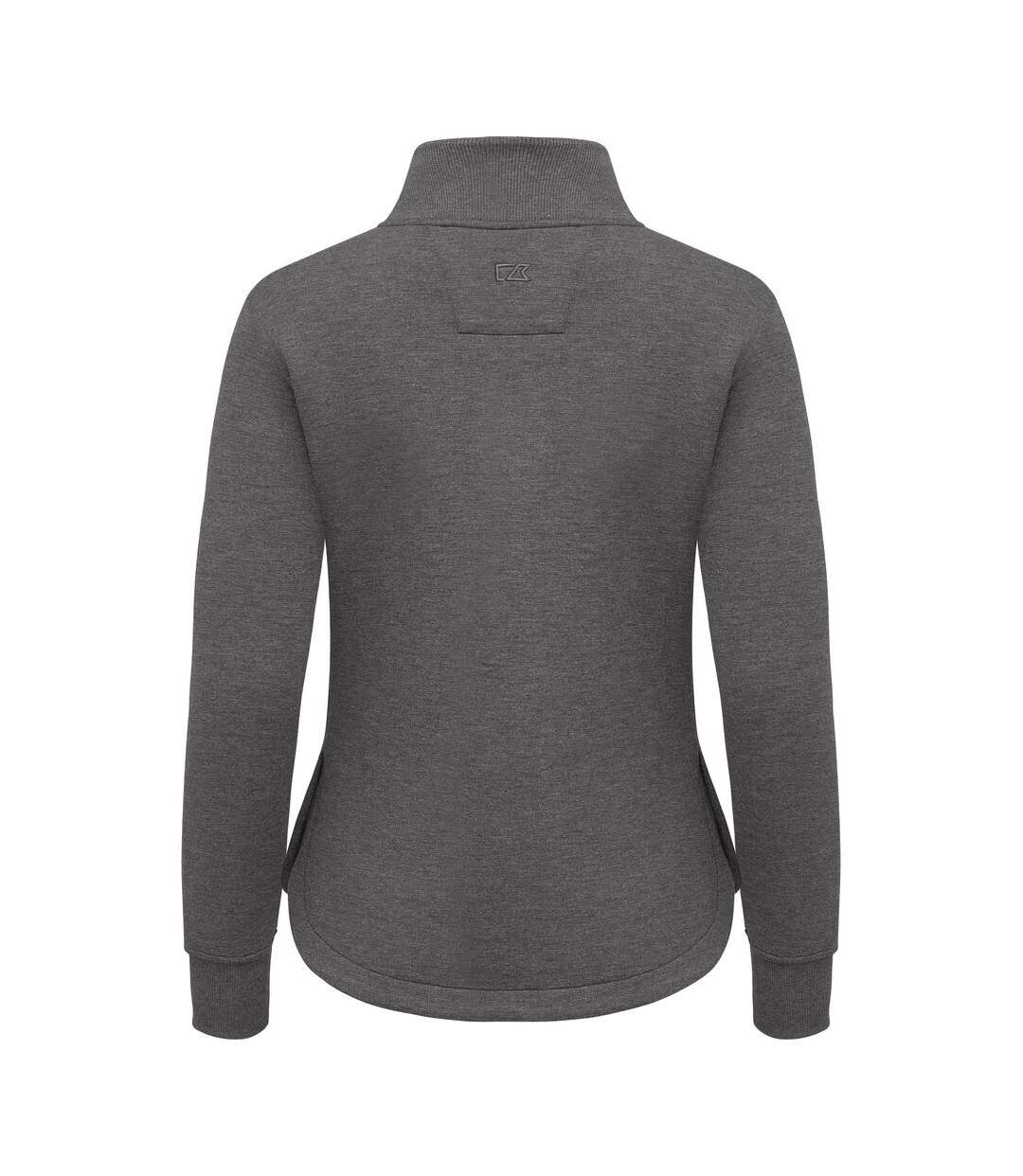 Womens/ladies Pemberton Jacket Anthracite Melange Cutter & Buck-2